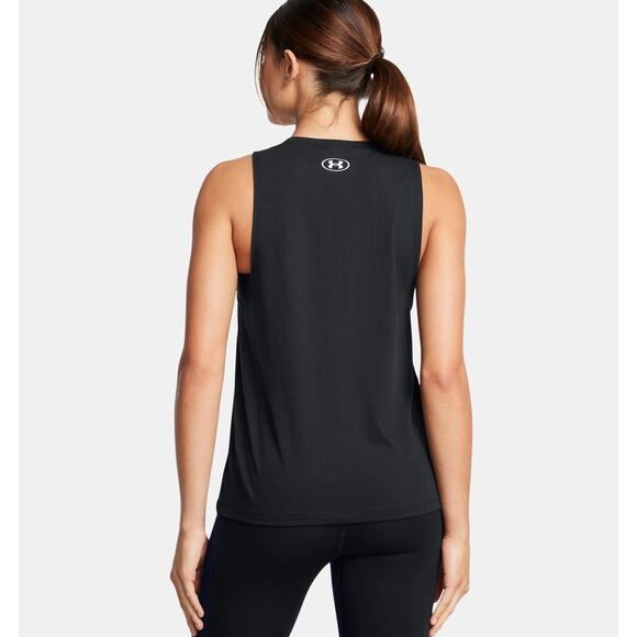 NWT Under Armour Project Rock Women's Tank in Black size Large - Picture 2 of 7